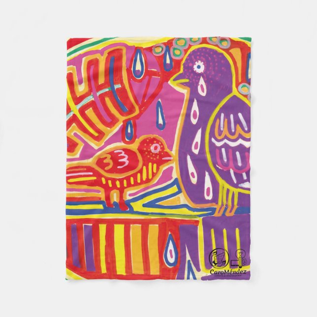  Ilustración de Mola5 Fleecedecke (Vorderseite)