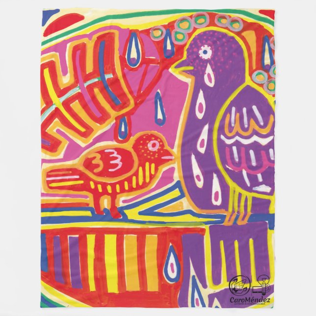  Ilustración de Mola5 Fleecedecke (Vorderseite)