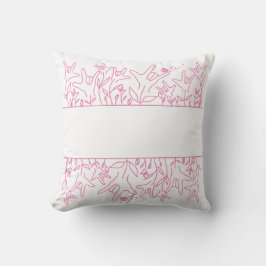 ILY Bloom - Individuelle Name ASL Design Kissen