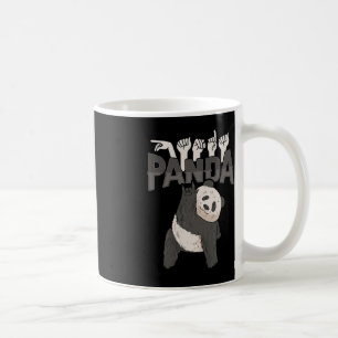 ILY Panda ASL Handgesture Deaf Hörschreckenwarenwa Kaffeetasse
