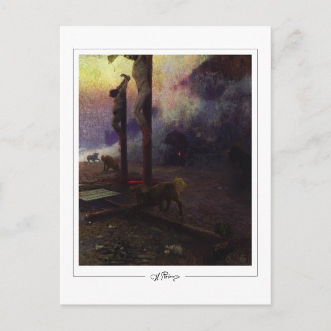 Ilya Repin #201 - Fine Art Postcard Postkarte (Vorderseite)