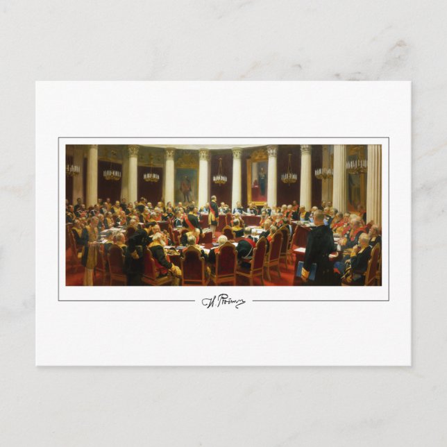 Ilya Repin #31 - Fine Art Postcard Postkarte (Vorderseite)