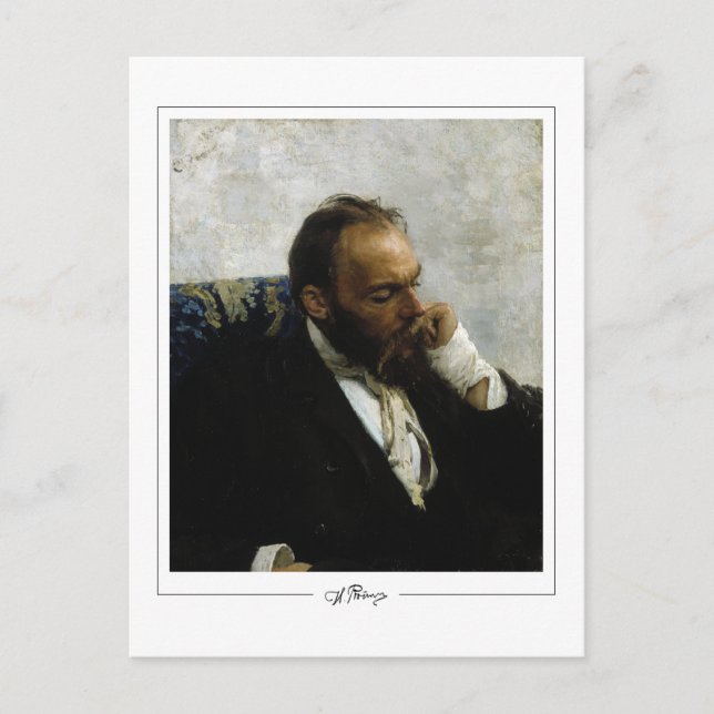 Ilya Repin #38 - Fine Art Postcard Postkarte (Vorderseite)