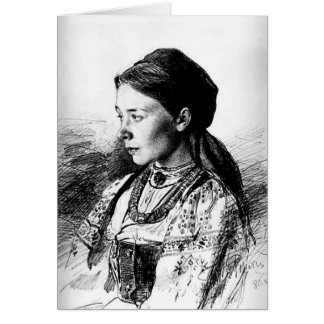 Ilya Repin : Portrait de Maria Artsybasheva