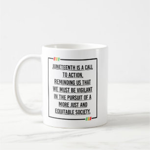 Im 19. Jahrhundert: Freiheit Afrikanischer Amerika Kaffeetasse