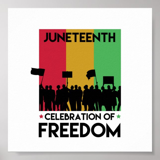 Im 19. Jahrhundert: Freiheit Afrikanischer Amerika Poster (Vorne)