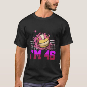 I'M 46 Sports Volleyball Player 46. T-Shirt