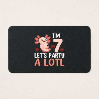 Im 7 Lasse Party A Lotl - Funny Axolotl