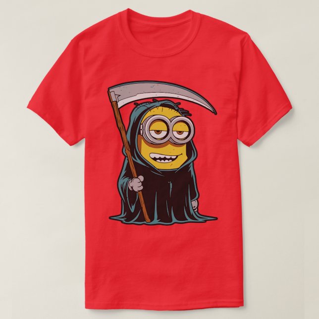 im a Halloween kein trostloser Sensenmann T-Shirt (Design vorne)