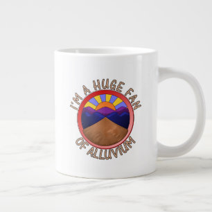 I'm a Huge Fan of Auen Geology Pun Jumbo-Tasse
