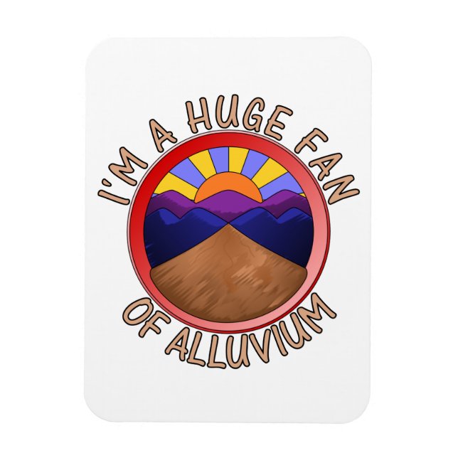 I'm a Huge Fan of Auen Geology Pun Magnet (Vertikal)