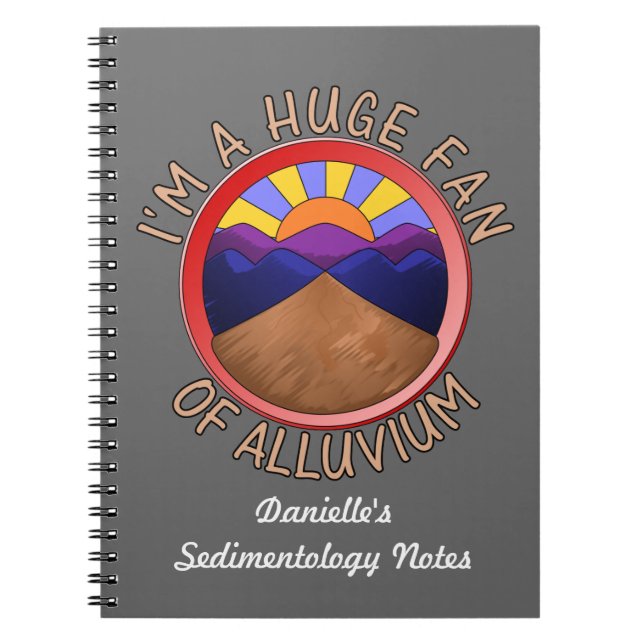 I'm a Huge Fan of Auen Geology Pun Notizblock (Vorderseite)