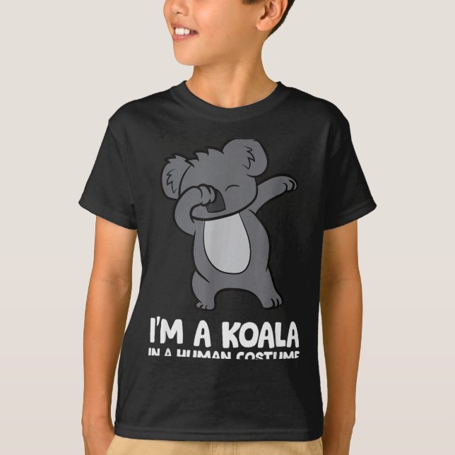 I'm A Koala In A Human Costume Funny Koala  T-Shirt (Vorderseite)