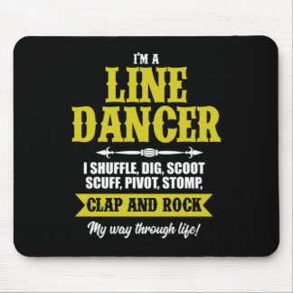 Im A Line Dancer Line Dancing Line Dance Geschenk Mousepad