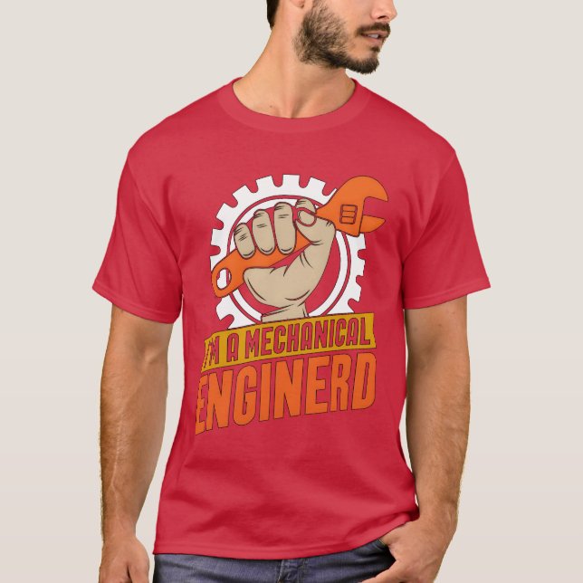 Im A Mechanical Enginerd Car Mechanic Engineer fri T-Shirt (Vorderseite)