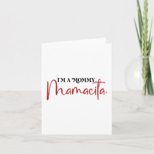 Im A Mommy Mamacita Funny Inspirierte Island Quote Karte