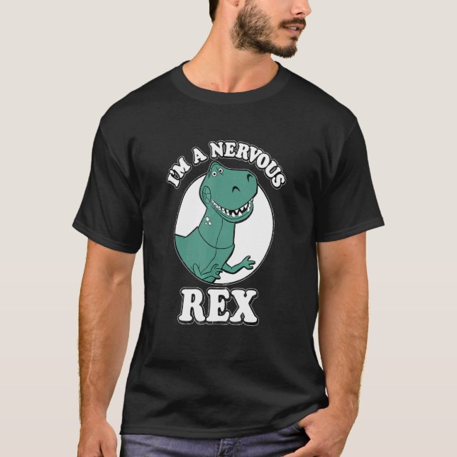 I'm A Nervous Rex Rex  Prehistoric Animals T-Shirt (Vorderseite)