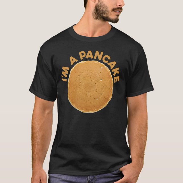 I'm A Pancake Costume Breakfast Halloween Pancake T-Shirt (Vorderseite)
