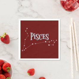 Im A Pisces Zodiac.Trendy Pisces Zodiac Sign Serviette