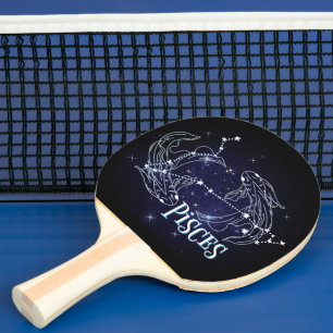 Im A Pisces Zodiac.Trendy Pisces Zodiac Sign Tischtennis Schläger