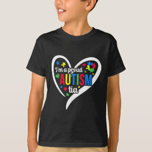 Im A Proud Autism Tia Autismus Awareness Autism Wa T-Shirt