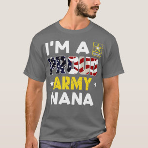 Im a Proud NANA USA American Flag Family Solider T-Shirt