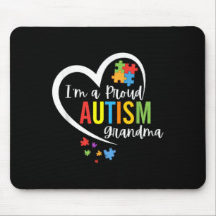 Im A Proud Oma Liebe Herzautismus Bewusstseinsbild Mousepad