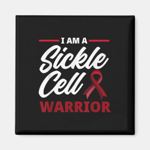 Im a Sickle Cell Warrior Sickle Cell Anämia Awaren Magnet