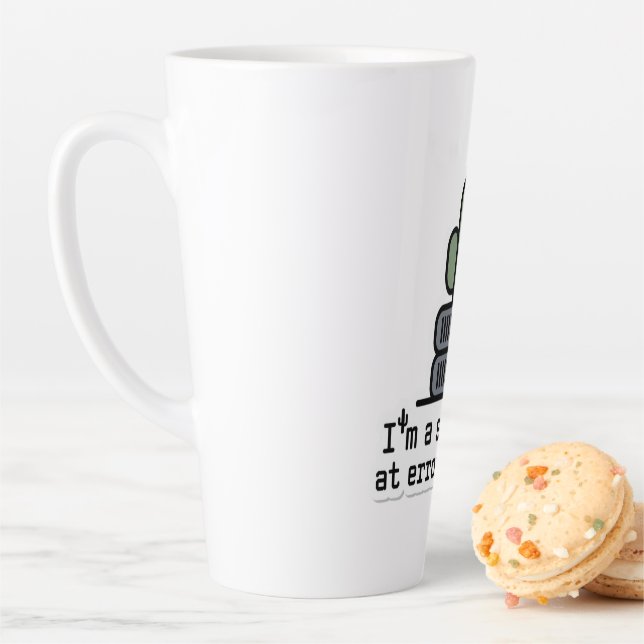 I'm a Succulent at Error Handling Sticker - Milchtasse (Beispiel)