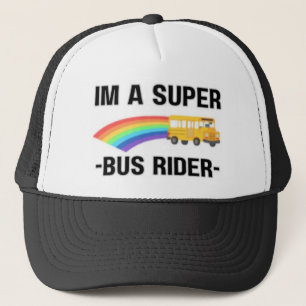 Im A Super Bus Rider Truckerkappe