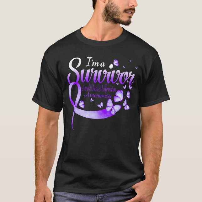 I'm A Survivor Arnold Chiari Malformation Awarenes T-Shirt (Vorderseite)