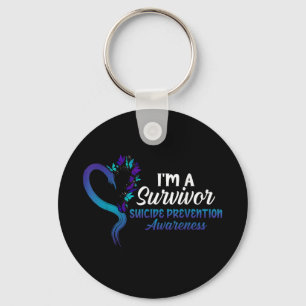 Im a Survivor Suicide Prevention Awareness Butterf Schlüsselanhänger