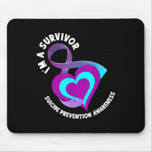 Im a Survivor Unterstützung der Suizidprävention B Mousepad