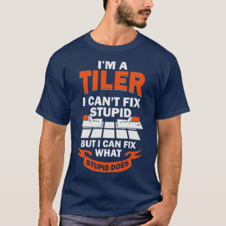 Im A Tiler Tile Setter Installer Geschenk T-Shirt