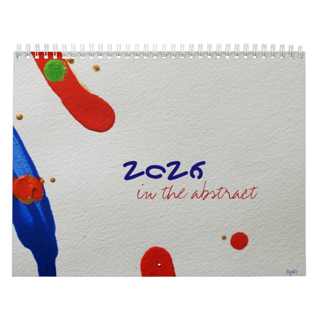 Im Abstrakten Kalender 2026 (Titelbild)