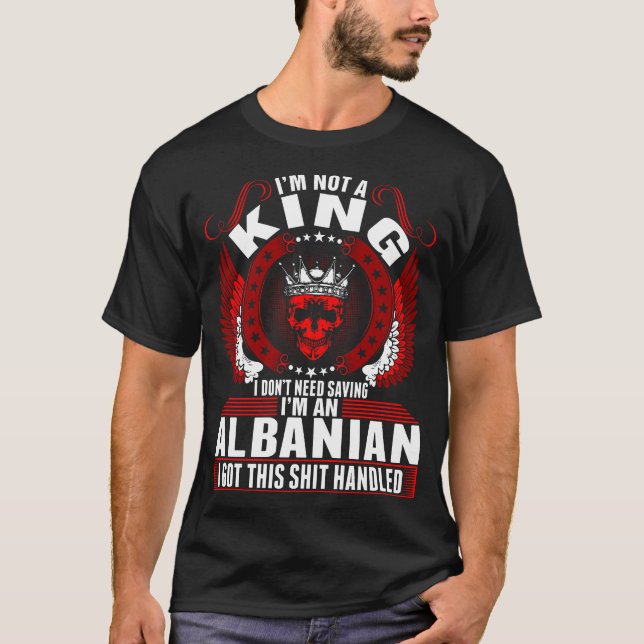 Im albanischen Königshirt T-Shirt (Vorderseite)