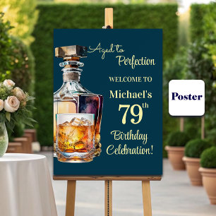 Im Alter zur Vollkommenheit Männer 79. Whiskey Geb Poster