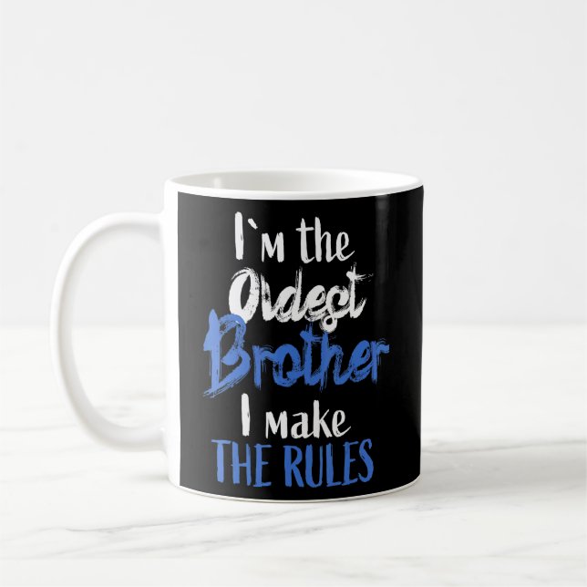Im ältesten Bruder - Zitat 1: Geschwisterer Rivali Kaffeetasse (Links)