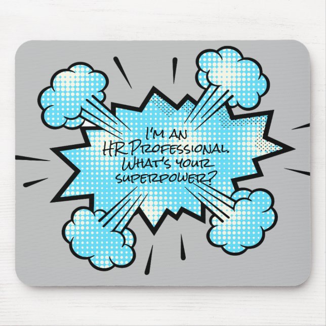 I'm an HR Professional Superpower Office Work Mousepad (Vorne)