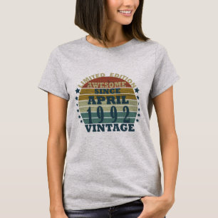 Im April 1992 geboren Geburtstagsgeschenk T-Shirt