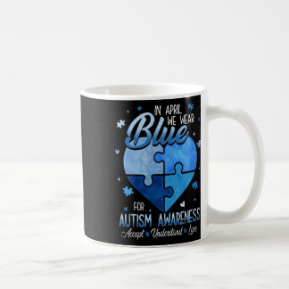 Im April tragen wir Blau für Autismus-Sensibilisie Kaffeetasse