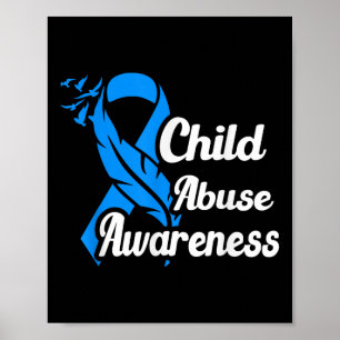 Im April tragen wir Blau zur Vorbeugung von Kindes Poster