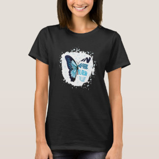 Im April tragen wir blaues Autismus Bewusstsein Au T-Shirt