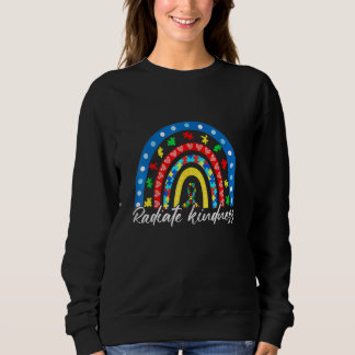 Im April tragen wir Blue Puzzle Rainbow Radiate Ki Sweatshirt