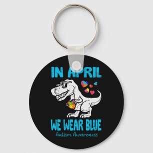 Im April tragen wir Blue T Rex Dino von Schlüsselanhänger