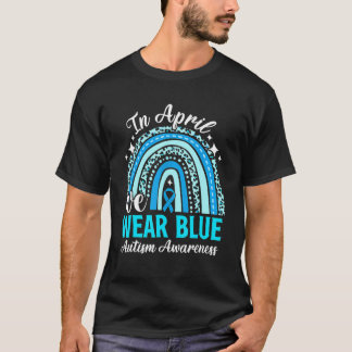 Im April tragen wir den blauen Autismus Awareness T-Shirt