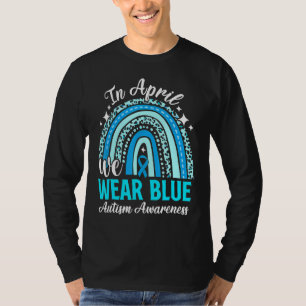 Im April tragen wir den blauen Autismus Awareness T-Shirt