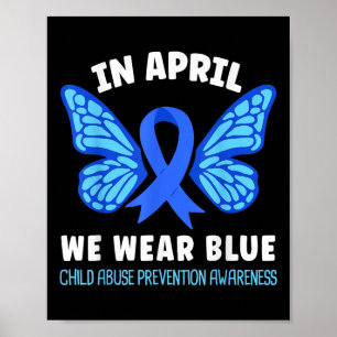 Im April tragen wir eine blaue Ahnung von Kindesmi Poster