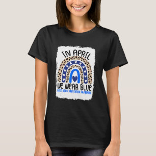 Im April tragen wir eine blaue Coole Prävention vo T-Shirt