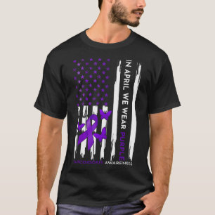 Im April tragen wir einen Lila Sarcoidose-Sensibil T-Shirt